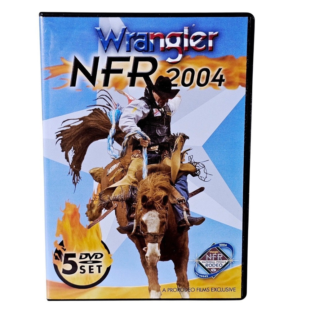 Wrangler NFR 2004‎ National Finals Rodeo 5-Disc DVD Set ProRodeo Bull Riding